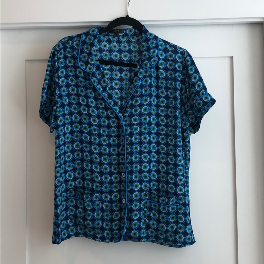 J.Crew Patterned Blouse